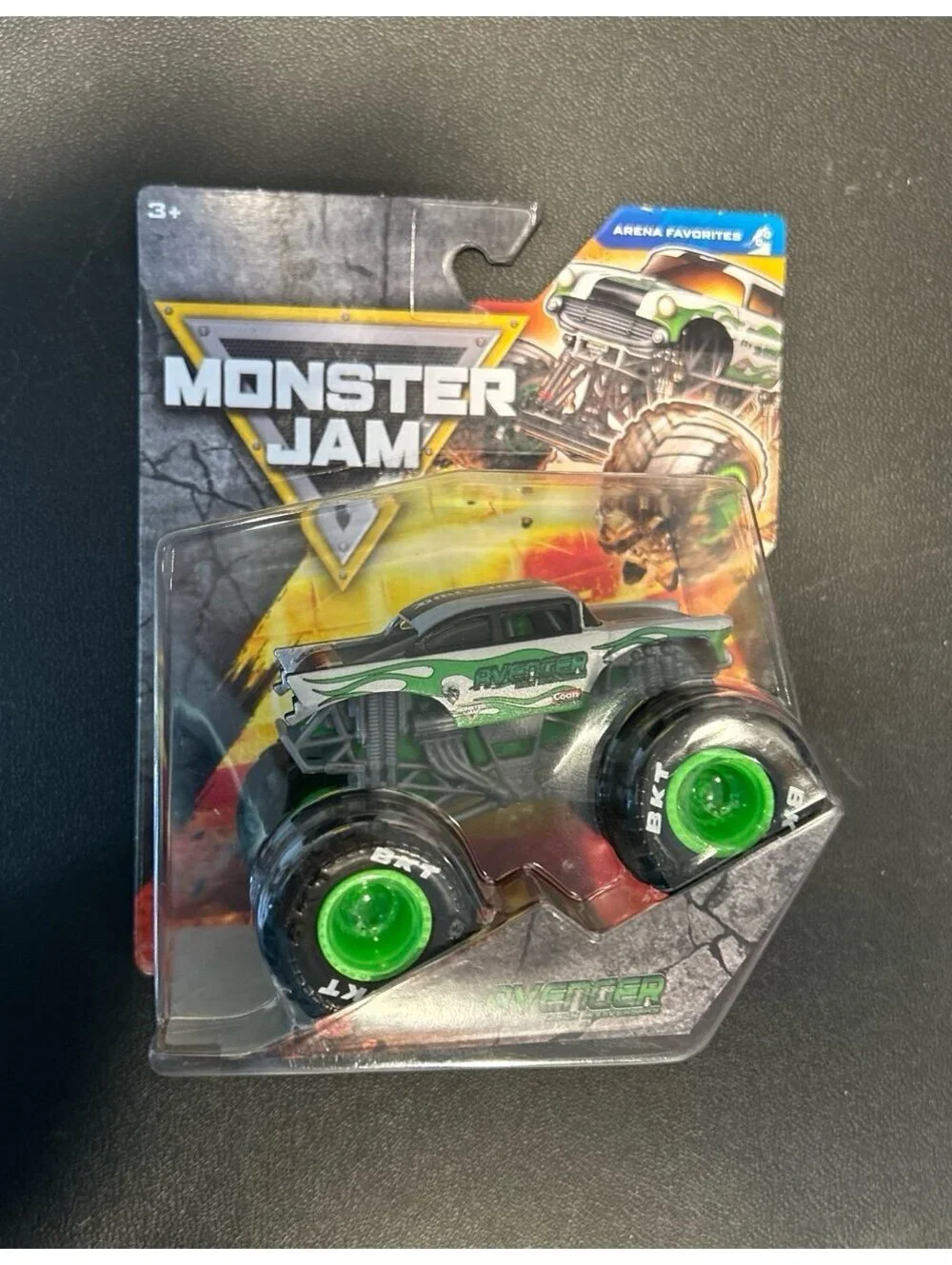 Monster Jam Avenger Arena Favorites Monster Truck 1:64 Green Wheels NEW Sealed